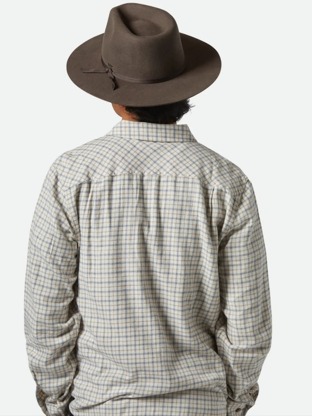 Brixton Cohen Cowboy Hat Coffee Brown Wool XS 6 3/4 Custom Western Shape Unisex